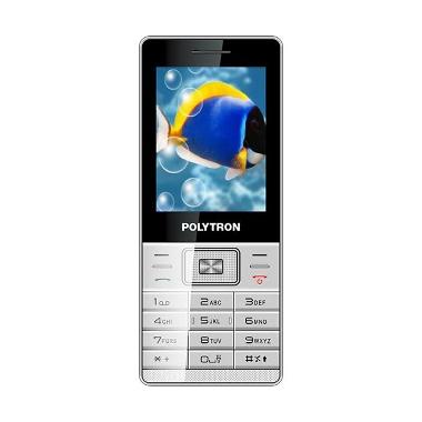 Polytron C247 Handphone - Putih Merah