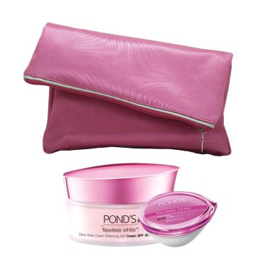 Jual POND'S FW Pouch Pink + Brightening Night Cream [10 gr 