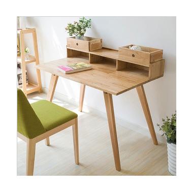 Prissilia Minimalis Tentacool Pine Desk Meja