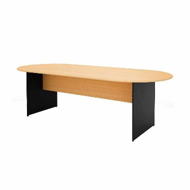 Prissilia Necro Conference Table 180 Beech Meja Kantor