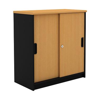 Prissilia Rak Minimalis Necro Sliding Cabinet