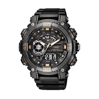 Q&Q Chrono Alarm GW87J004Y Jam Tangan Pria - Black