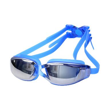 QCF Swimming Goggles Mirror Anti Fo ... on Kacamata Renang - Biru