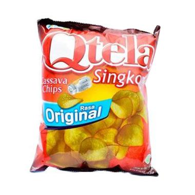 QTELA Original Keripik Singkong Asin 185 gr