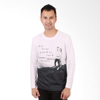 RA Jeans Fans Tee LS FT LS 10 09 Putih Kaos Pria
