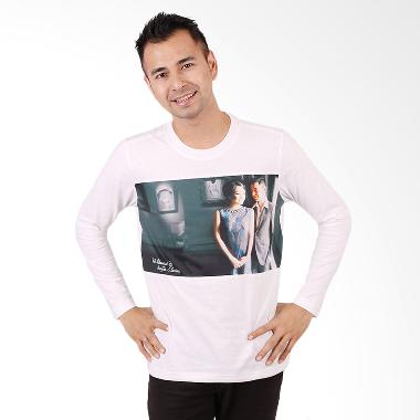 RA Jeans Mens Fans Tee LS FT LS 10 15A Putih Kaos Pria