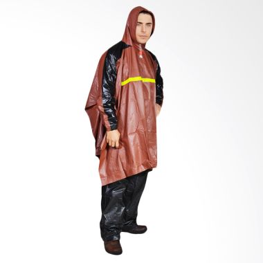 Jual Rainwear Poncho Gets Coklat Set Jas Hujan Online 