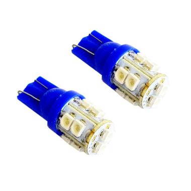LED T10 for Senja 10 Mata Lampu - Biru