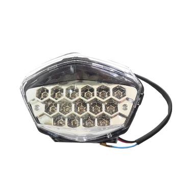 Raja Motor LAS4021 Lampu Stop LED f ... ja 250 Carburator - Merah