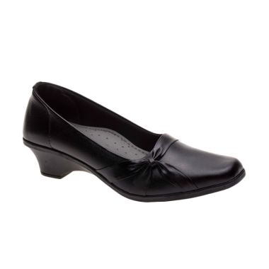 Vindy's Rose 402 Black Sepatu Wanit ...
