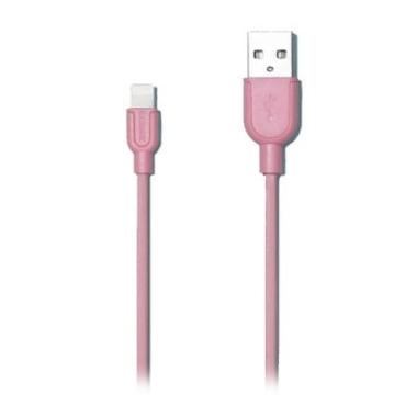 Remax Souffle Lightning Pink Data Cable for iPhone 5/5S/6/6 Plus