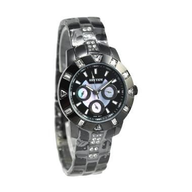 Rhythm F1101S06 Jam Tangan Wanita - Hitam