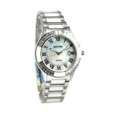 Rhythm F1203T01 Jam Tangan Wanita - Silver Putih
