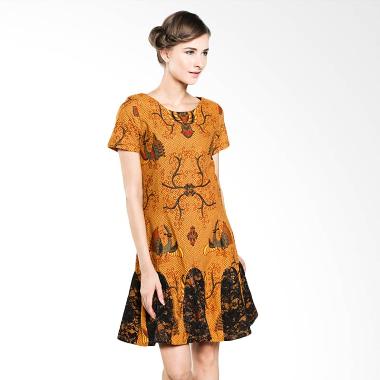 Rianty Batik Esther 003304024 Brown Dress Batik