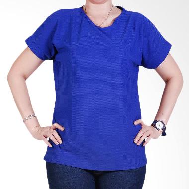 Ronaco Tshirt Women Type 446 Atasan Wanita - Biru Tua