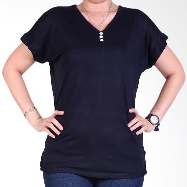 Ronaco Tshirt Women Type 448 Atasan Wanita - Hitam