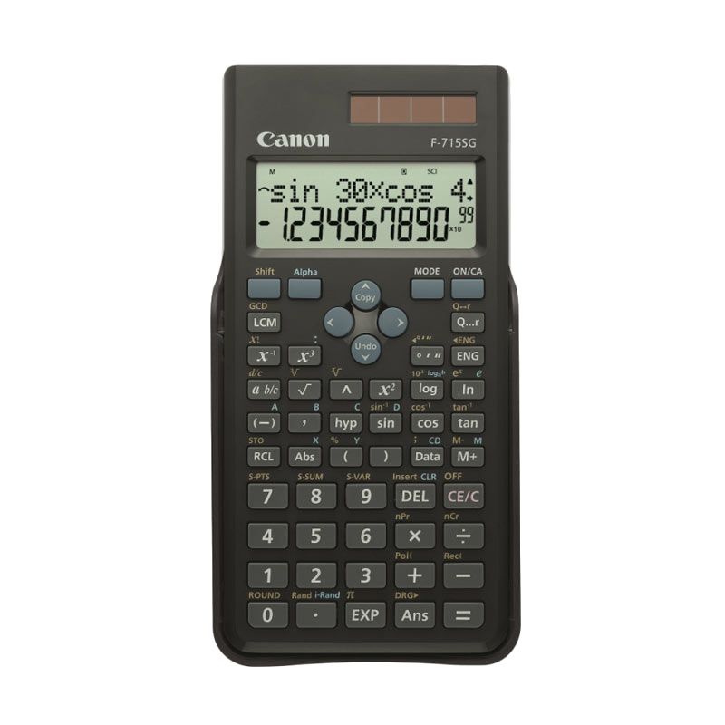 Jual Canon Dot Matrix Scientific F 715 SG Black Kalkulator 