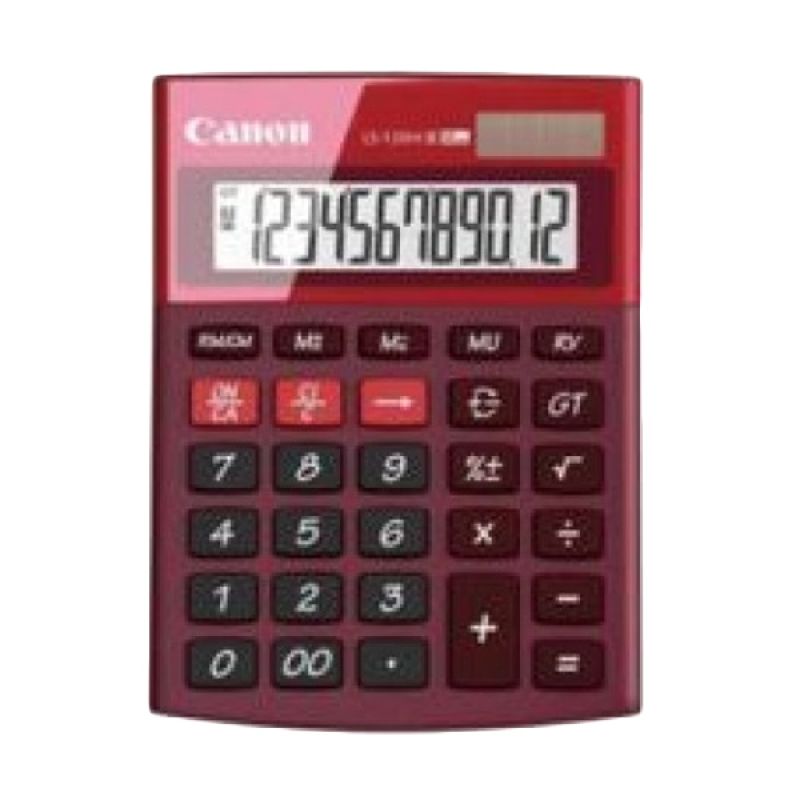Canon Mini Desktop Glamorous Look LS 120 HI III Merah Kalkulator