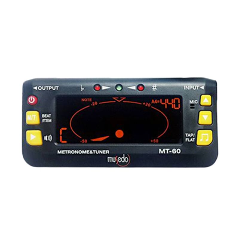 Jual Musedo MT-60 Hitam Tuner & Metronome Online - Harga 