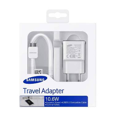 Samsung Original Putih Travel Charger for Galaxy Note 3