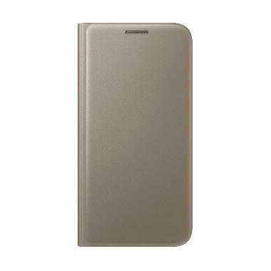 Samsung Flip Wallet Casing for Galaxy S7 - Gold