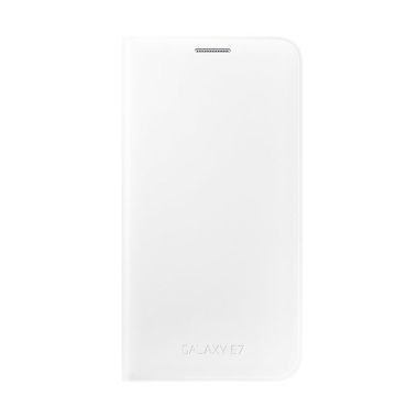 Samsung Flip Wallet White Casing for Samsung Galaxy E7