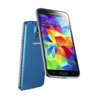 HP Android Tahan Air dibawah 2 Juta Samsung Galaxy S5 G900H Blue Smartphone