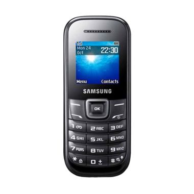 Samsung Keystone 2 E1205 Handphone - Hitam
