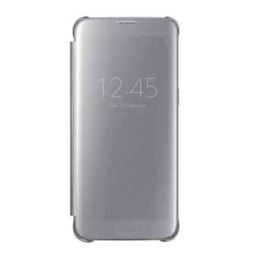Samsung Original Clear View Cover C ... amsung Galaxy S7 - Silver