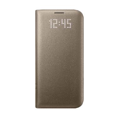 Samsung Original LED View Cover Cas ... ung Galaxy S7 Edge - Gold