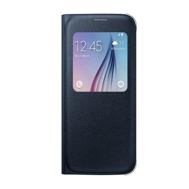 Samsung S View Cover Blue Black Casing for Galaxy S6