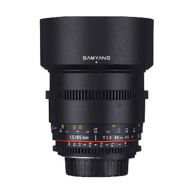 Samyang 85mm T1.5 VDSLR MK II Lensa Kamera for Canon - Hitam