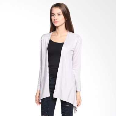 Sanban Jasmine 826 Misty Grey Cardigan Wanita