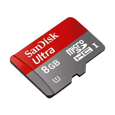 Jual SanDisk MicroSD Ultra C10 Memory Card [16 GB/80 Mbps