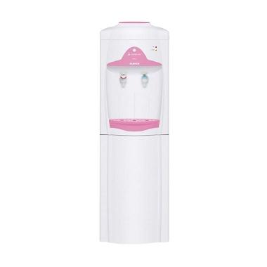 Sanken HWE62 Portable Dispenser 2in1[Hot&Normal] Putih Pink