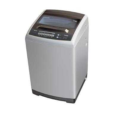 Jual Sanken QW-S120 Top Load Washing Machine - Grey [12 kg 