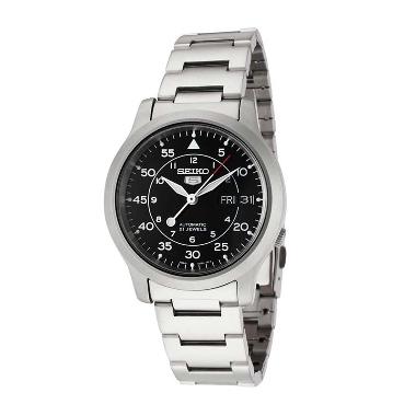 Seiko 5 Automatic SNK809K1 Silver Jam Tangan Pria