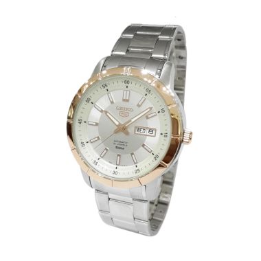 Seiko 5 Automatic SNKN56K1 Silver - Jam Tangan Pria