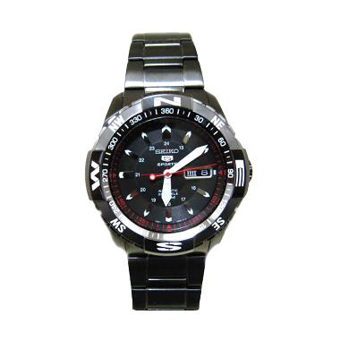 Seiko 5 SNZJ11K1 Jam Tangan Pria - Black Black-Black