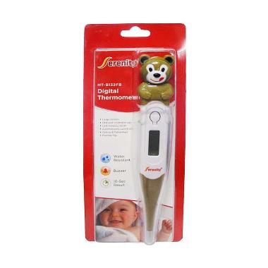 Serenity Thermometer Digital Animal Bear - Coklat