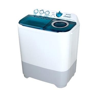jual sharp es t96ca bk twintub blue mesin cuci low watt jual sharp es t96ca bk twintub blue mesin cuci low watt