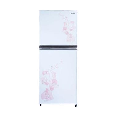 SHARP Kirei SJ-236MD Kulkas - White [2 Pintu]