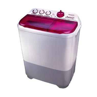 Sharp Super Aquamagic ES-T85CR-PK Mesin Cuci [2 Tabung/8 kg]