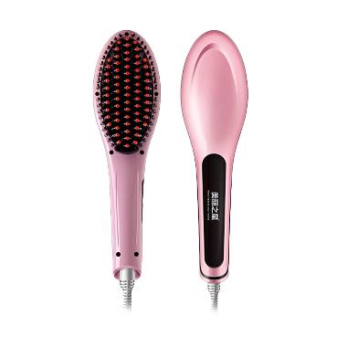 GRATIS ONGKIR Catok Sisir Pelurus Rambut Hair Straightener Bonding # glam palm elov techno remington sayota panasonic revlon philips babyliss elona Red/Soft Pink