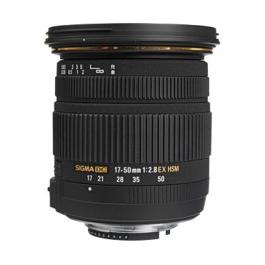 Sigma 17-50mm f/2.8 EX DC OS HSM Zoom Lensa Kamera for Canon - Hitam