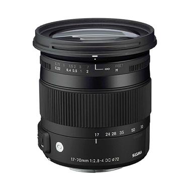 Sigma 17-70mm f/2.8-4 DC Macro OS H ... era for Canon Hitam - BKP