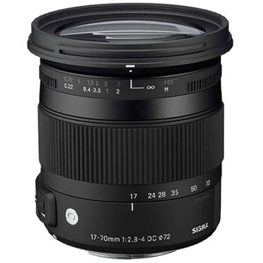 Sigma 17-70mm f/2.8-4 DC Macro OS HSM Lensa Kamera for Nikon - Hitam