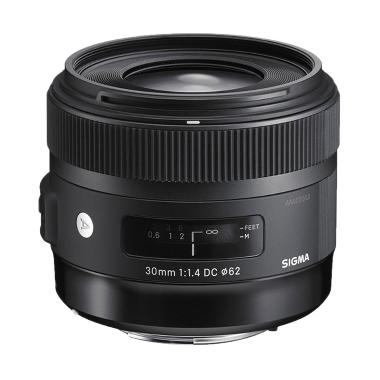 Sigma 30mm F1.4 DC HSM Art Lensa Kamera for Canon Hitam - BKP