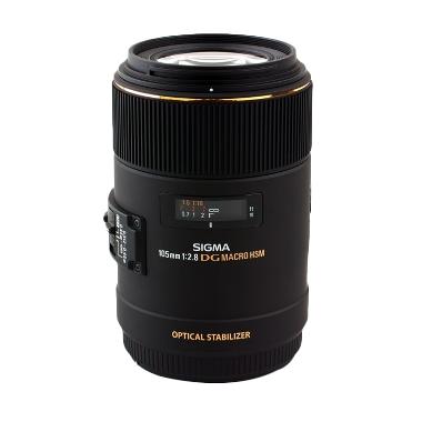 Sigma 105mm F-2.8 EX DG OS HSM Macro Lensa Kamera for Nikon