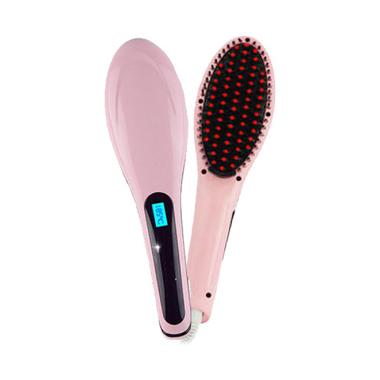 BERGARANSI Simply Catok Sisir Panas Listrik Pelurus Bonding Catokan Rambut Hair Straightener # elona babybliss philips revlon panasonic sayota techno Hot Pink